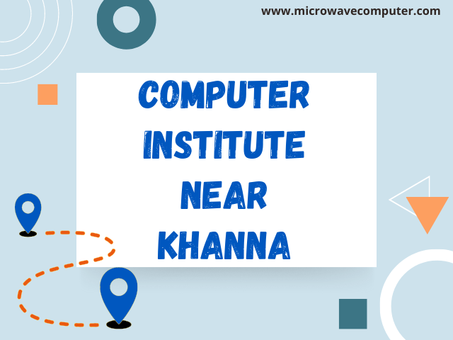 Computer Institute Near Khanna