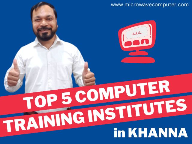top 5 computer training institutes in khanna