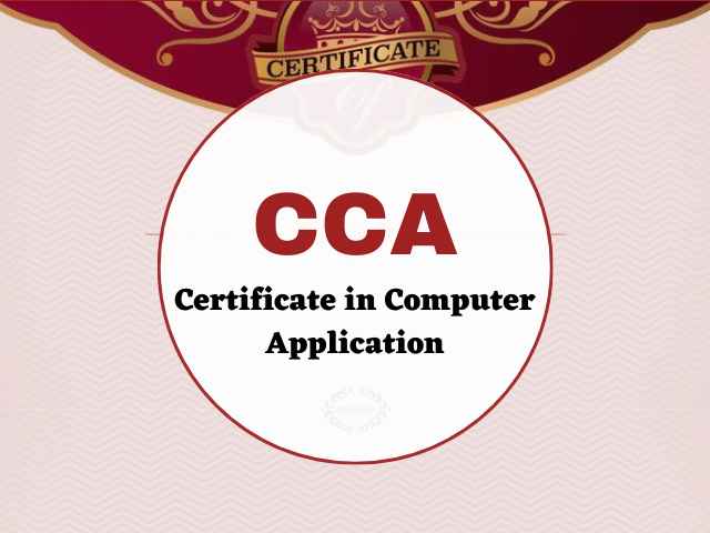 CCA Course (Certificate in computer Application