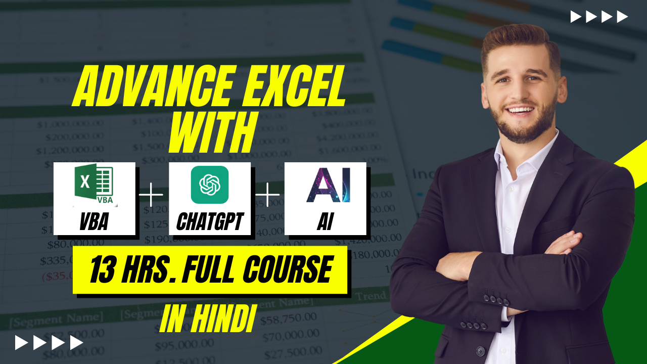 Advance Excel Course With Vba, Chatgpt And Ai