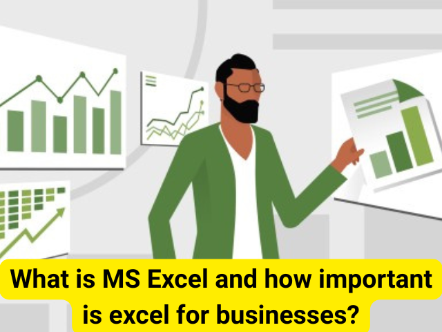 Excel spreadsheet with business data