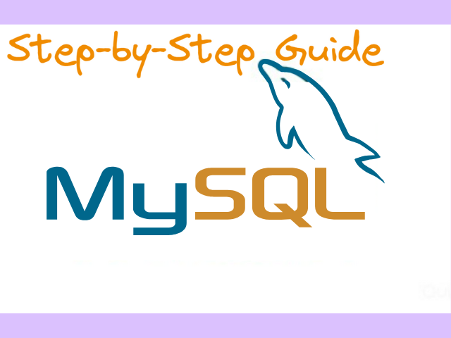 Diagram showing MySQL installation steps, from download to user setup and database creation.