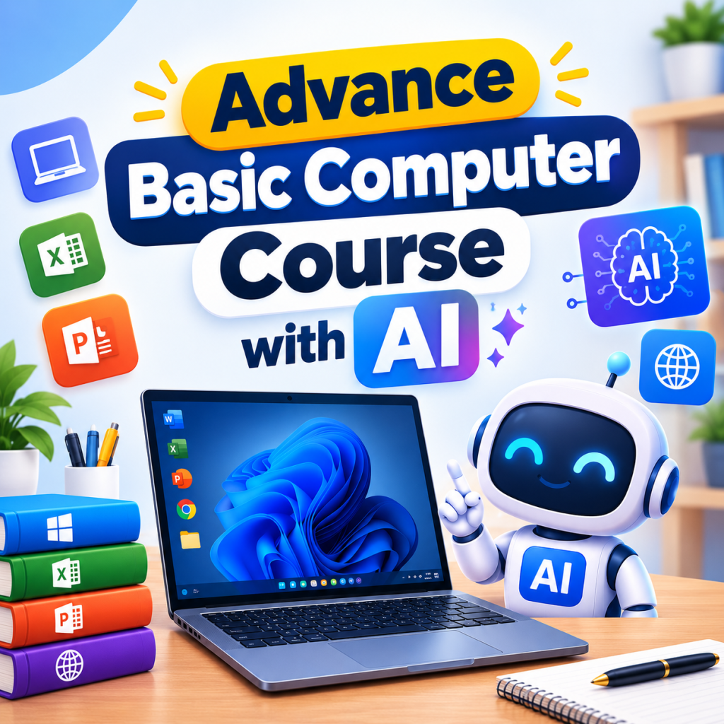 Advance Basic Computer Course with AI