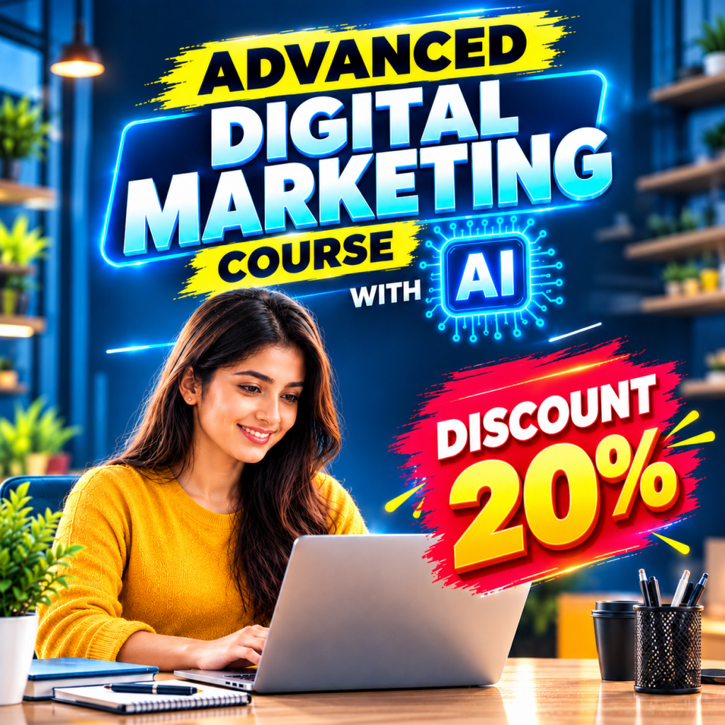 Advanced Digital Marketing Course with AI in Khanna – Get 20% Discount on Digital Marketing Training.