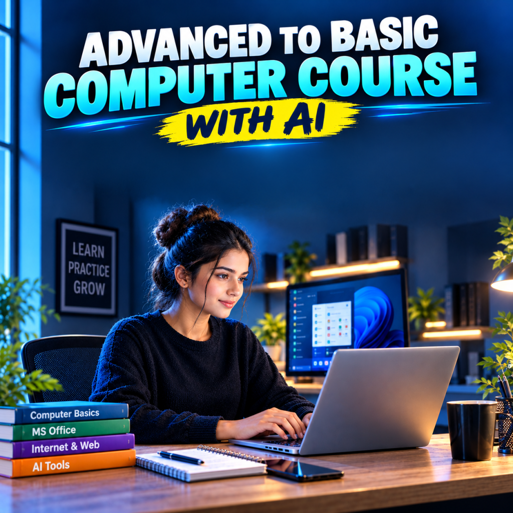 Advanced Basic Computer Course with AI at Micro Wave Computer Institute Khanna with 25% Discount Offer